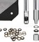 1/2 Inch Grommet Kit 100 Sets, Luxiv Grommets Eyelets 12mm Sewing Eyelets Gold, Silver, Black Metal Grommet Kits 4 Colors with Tools and Storage Box